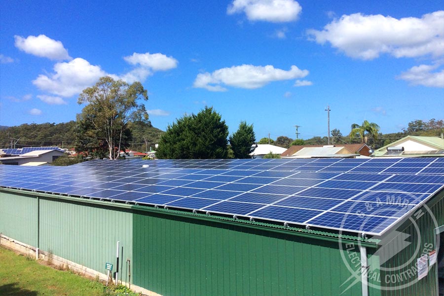 Kew commercial solar installation